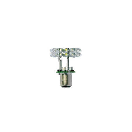 MANTAGUA Ampoule LED BAY15D double blanc neutre dif. 360°