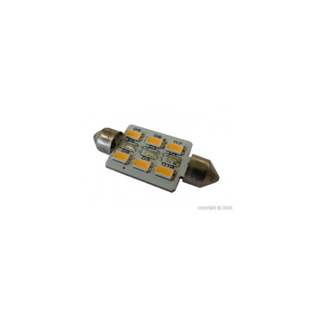 MANTAGUA Ampoule LED navette 38mm 15W blanc chaud dif. 120°