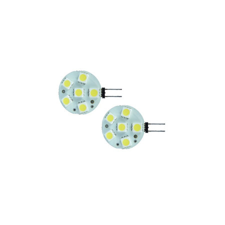 MANTAGUA Ampoule LED G4 horiz. 10W blanc chaud dif. 120° x2