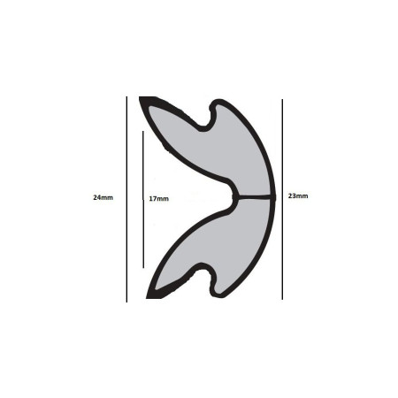 VETUS Ruban pour liston de protection bleu (20m)