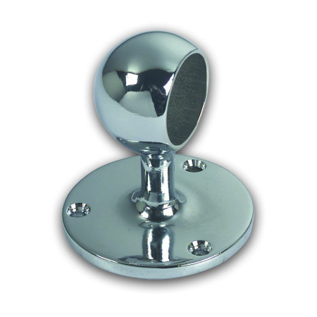 FORESTI Embout terminaison rampe laiton chromé pour tube Ø30