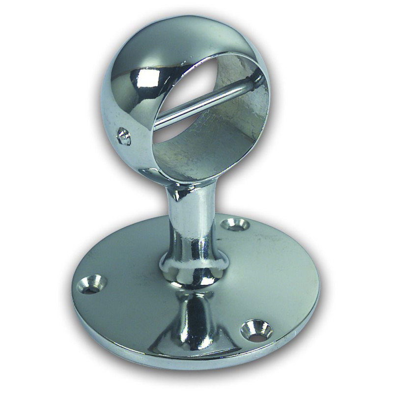 FORESTI Embout intermediaire rampe laiton chromé cordage Ø36