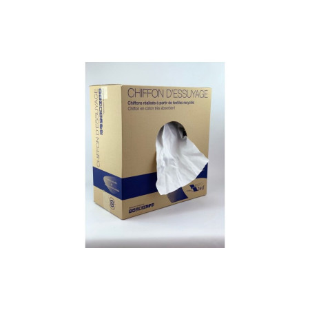 Sac chiffons blanc 1kg