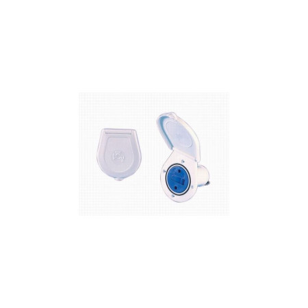 NUOVA RADE Nable eau Ø38mm plastique blanc avec cache