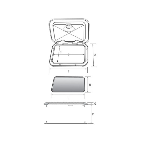 NUOVA RADE Euro 1 panneau de pont 45 x 27cm