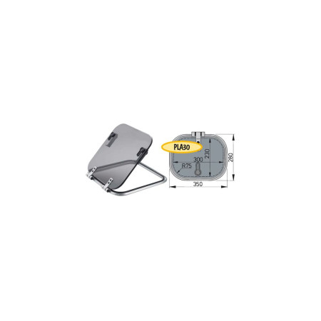 VETUS Panneau de pont planus 300 x 230mm
