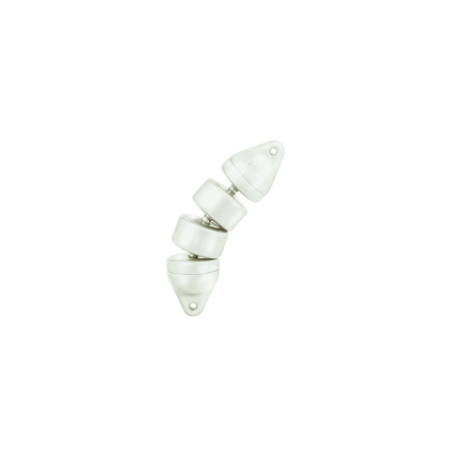 PLASTIMO Pare-battage articulé blanc 12x48cm