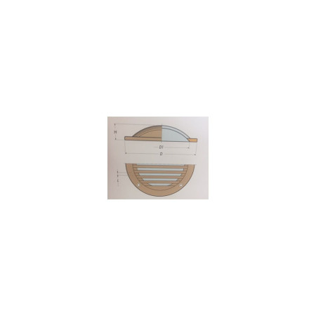 GUIDI Crépine ronde percée Ø150mm VRAC