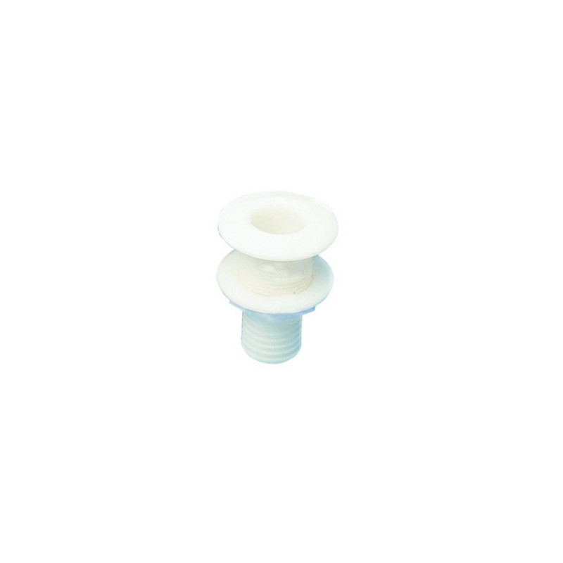 NUOVA RADE Sortie de coque blanche Ø30mm Fileté sur 55mm
