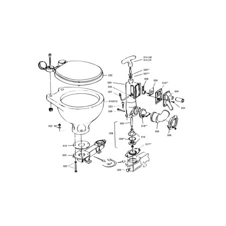 RM69 Kit de joints pompe