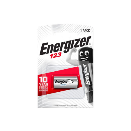 ENERGIZER Piles Lithium CR123 3V