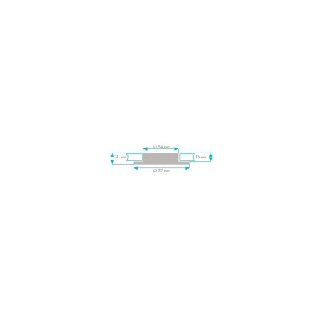 MANTAGUA Spot étanche LED Tudy inox 140LM Dimmable