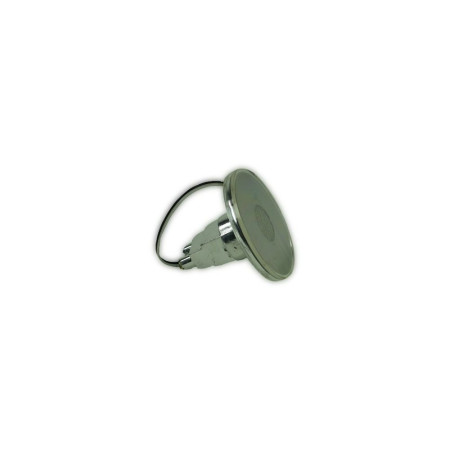 TREM Plafonnier rond à leds 12V inox Ø50mm