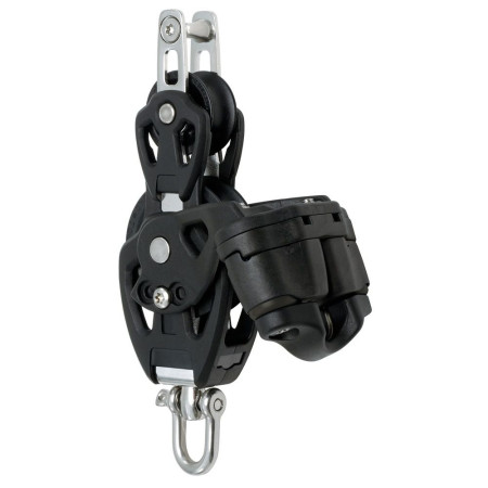 SELDEN Poulie violon à ringot avec taquet Ø50mm