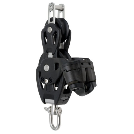 SELDEN Poulie violon à ringot avec taquet Ø60mm