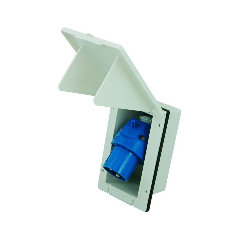 BALS Socle encastrable P17 mâle 230V-16A 2P+T - VRAC -