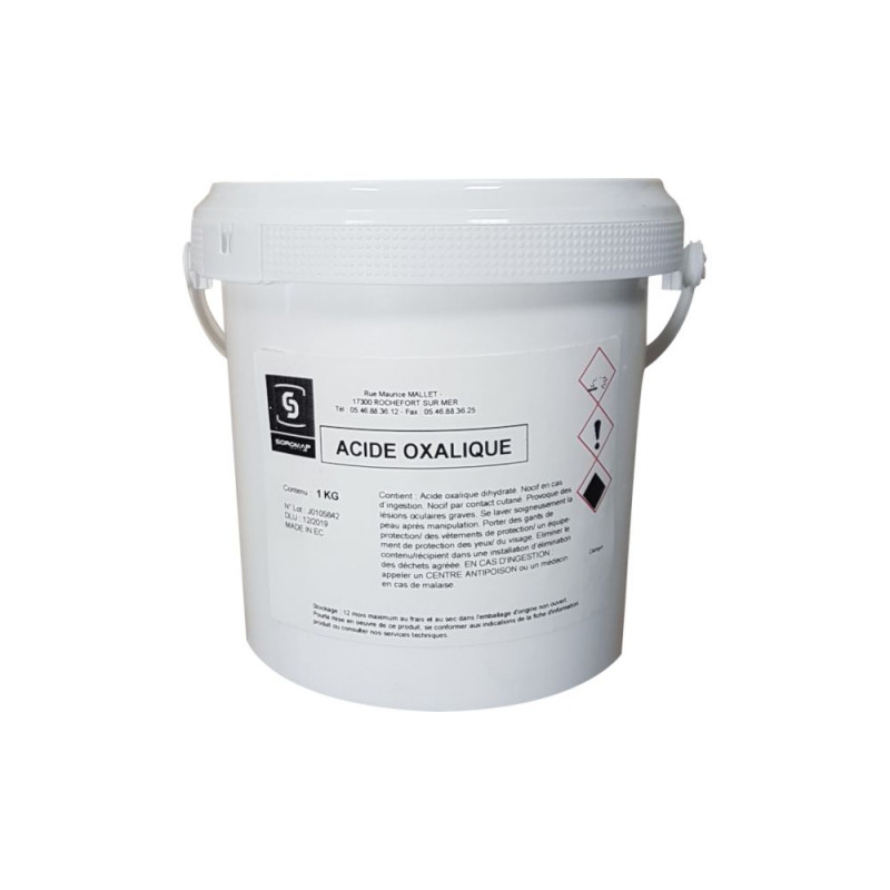 SOROMAP Acide oxalique ou sel d'oseille 1kg