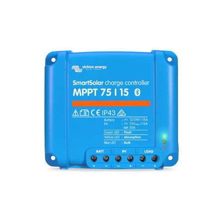 VICTRON Régulateur Connecté SmartSolar MPPT 12/24V - 75V/15A