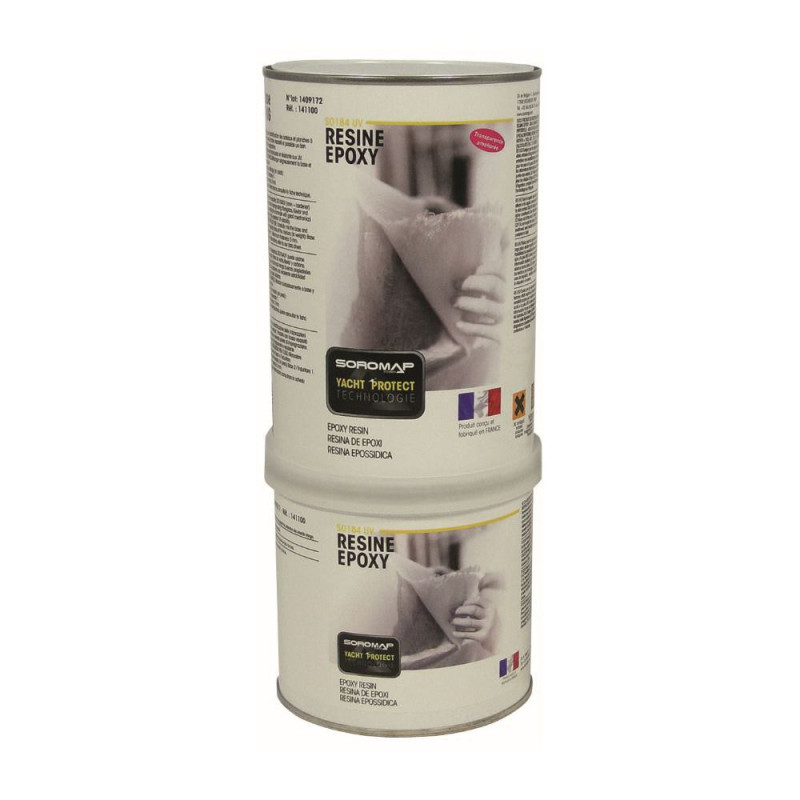 SOROMAP Resine epoxy so 184 anti uv 1,5kg