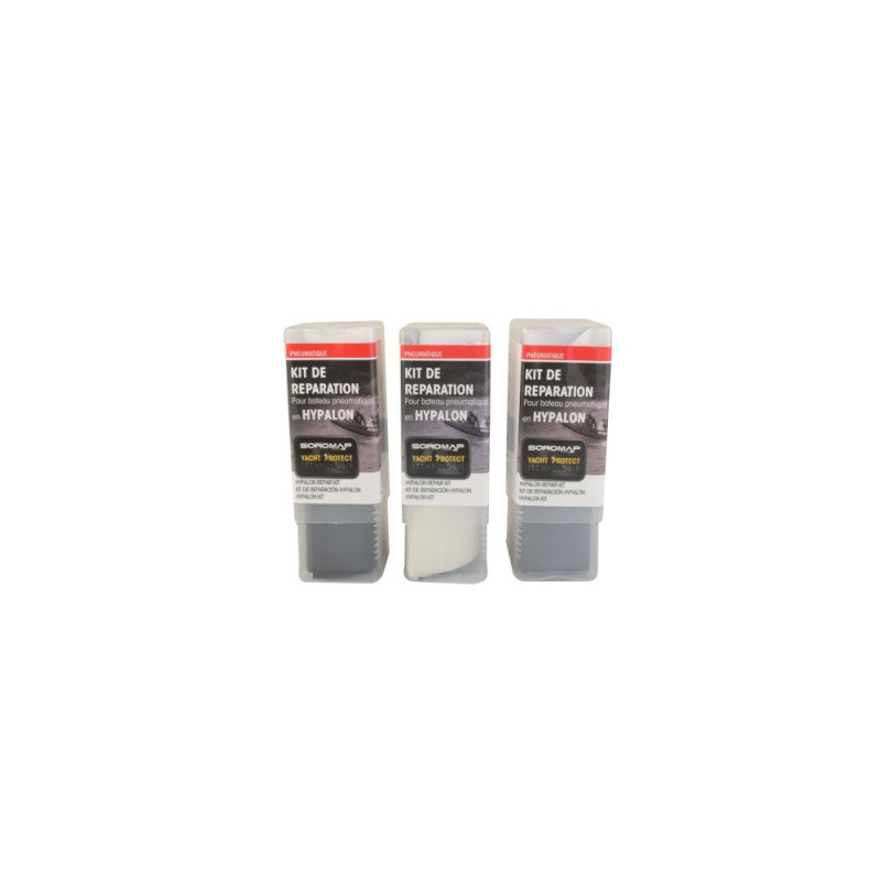 SOROMAP Kit de réparation hypalon gris