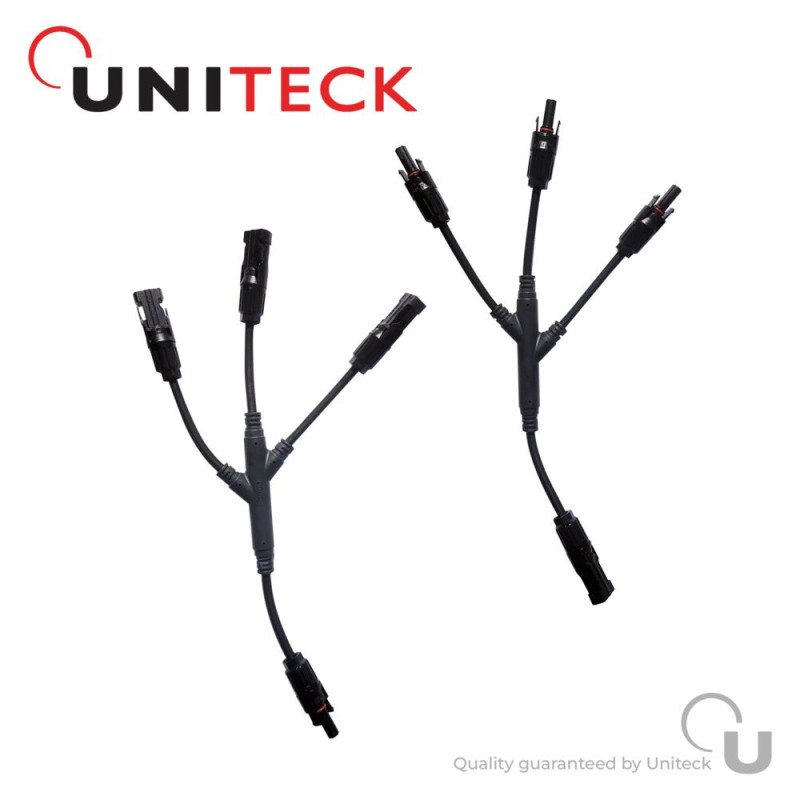 UNITECK kit connecteurs solaires parallèle 3 panneaux