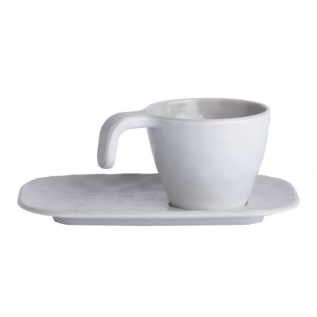 MARINE BUSINESS HARMONY Tasses à café blanc/gris (x6)