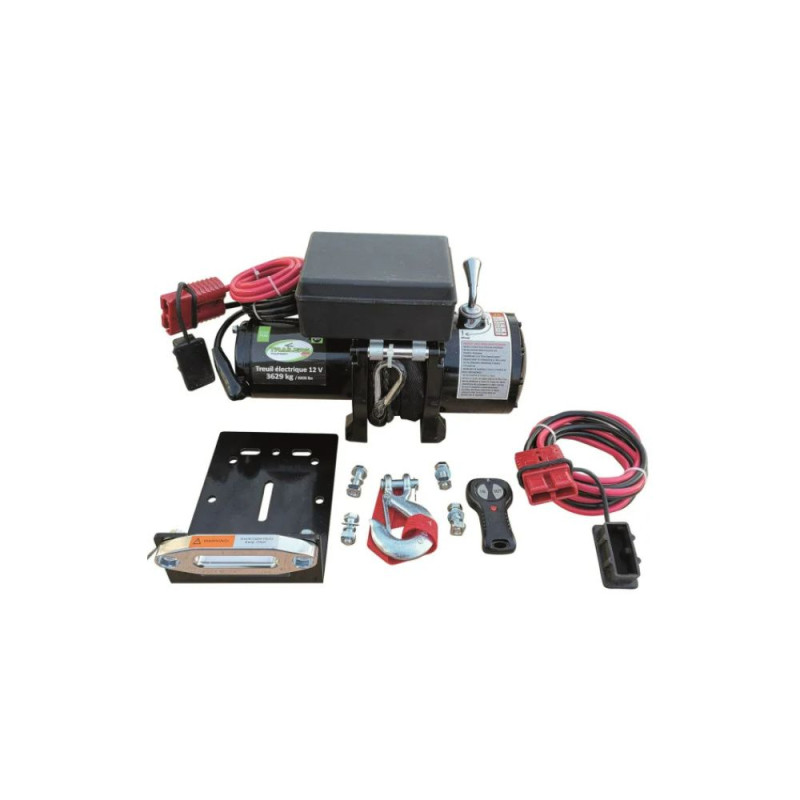 TREUIL ÉLECTRIQUE 12V CAPACITÉ - 3,6 T