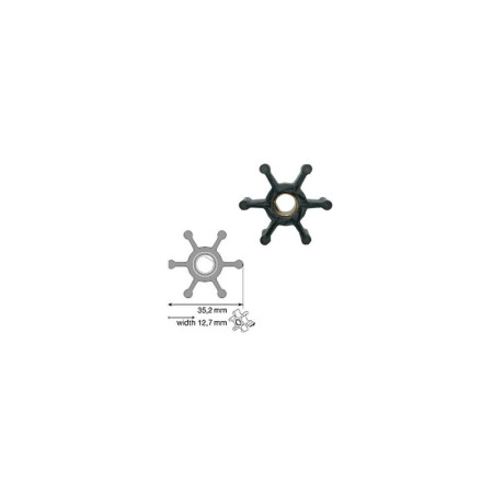 JOHNSON Turbine Ø ext 35.2mm - ep. 12.7mm F2 09-1077B-9