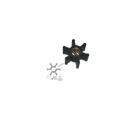 JOHNSON Turbine Ø ext 40mm - ep. 19mm F35 09-808B