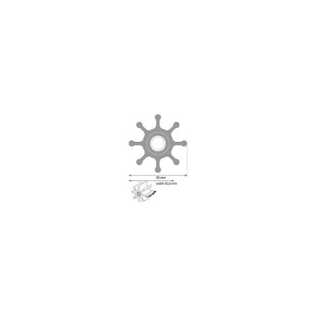JABSCO Turbine Øext 65mm ep 50.2mm 17937-0001