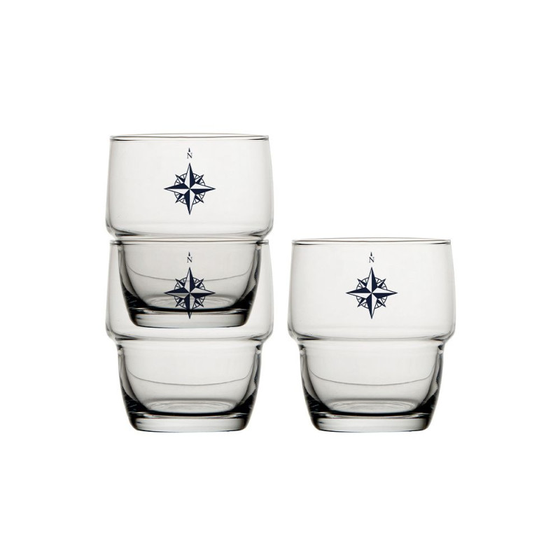 MARINE BUSINESS NORTHWIND Verres empilables (x6)