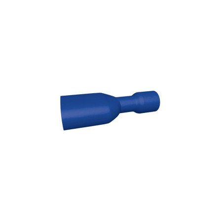 Cosse plate femelle isolée 6.3mm 1.5 à 2.5 mm² Bleu par 10