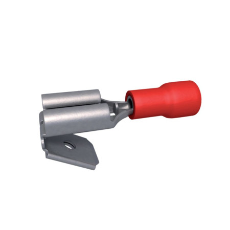 Cosse plate dérivation 6.3 mm - 0.5 à 1.5 mm² Rouge par 5