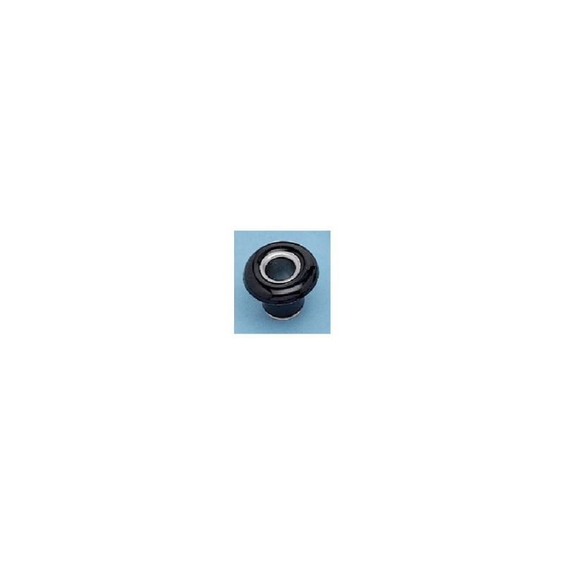 RWO Ecubier bagué rond 8mm noir