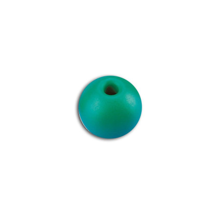 Boule d'arrêt de drisse 44mm/11mm vert les 2