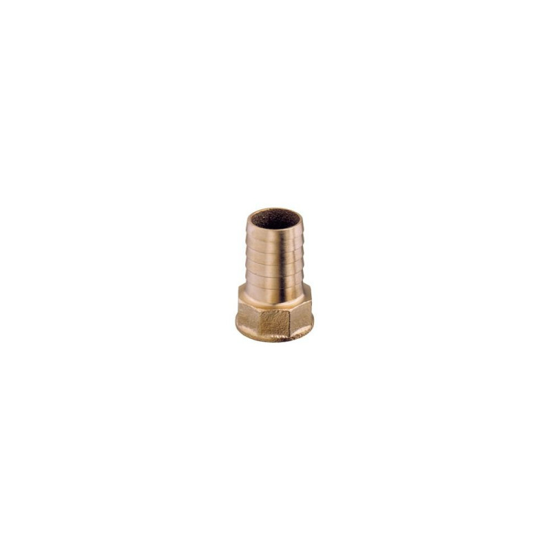 GUIDI Raccord droit annelé femelle 1/2"-15mm VRAC