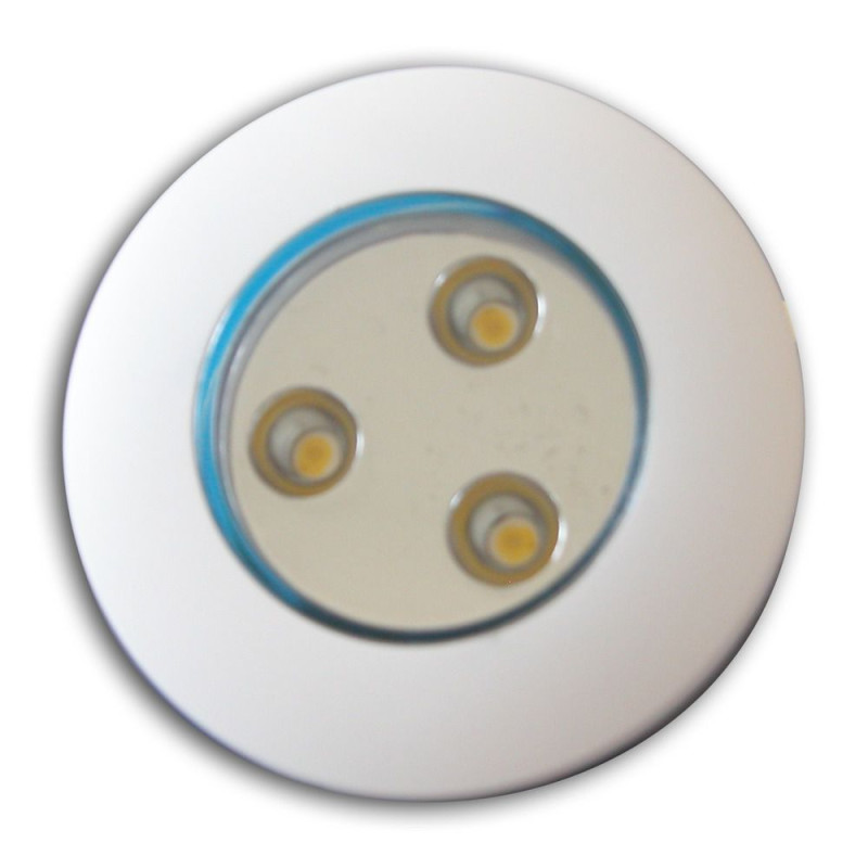 Spot à  leds blanches 11,5-30V orientable 40Â° blanc