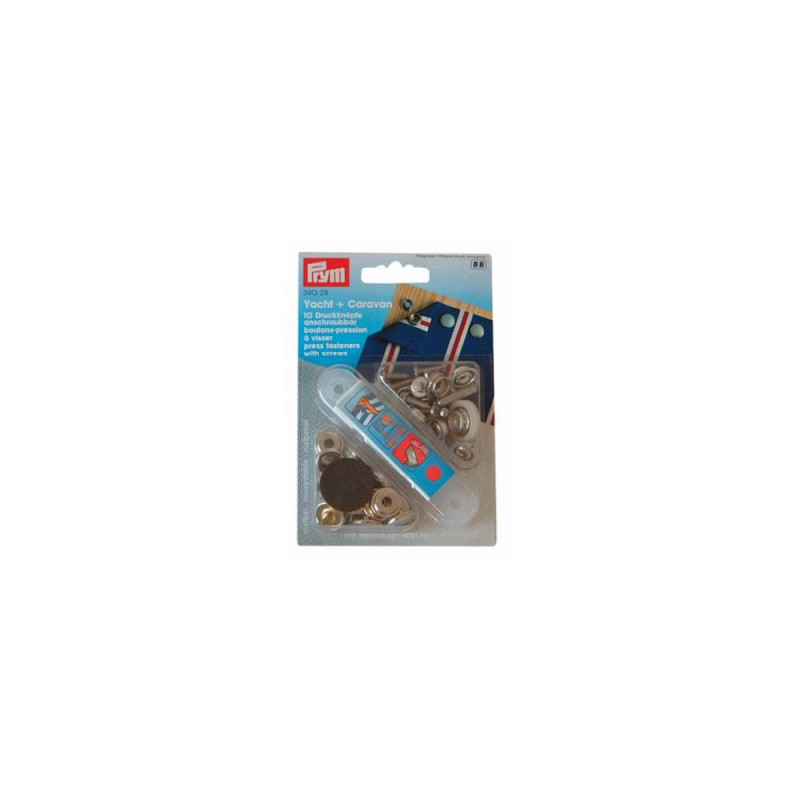PRYM Boutons pression Ø15mm à visser (les 10)