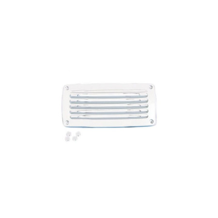 NUOVA RADE Grille aeration plastique rectangulaire blanche 2