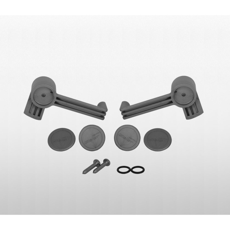 GOIOT Grande poignee interieur panneau cristal (le kit de 2