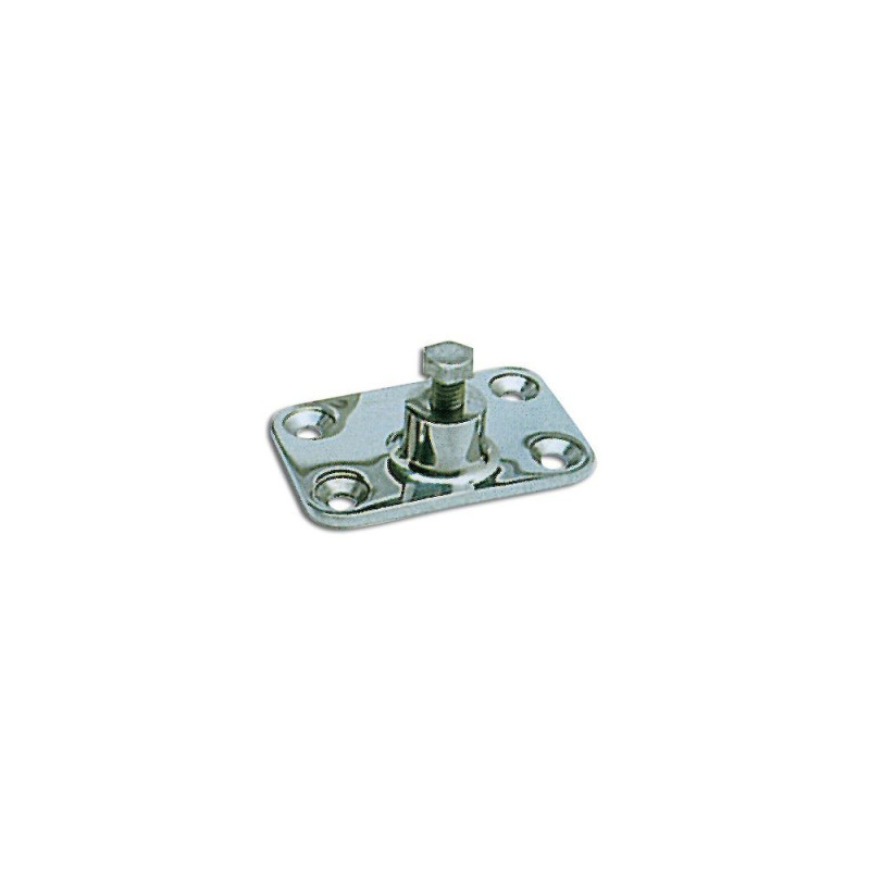 Support inox à vis pour bimini