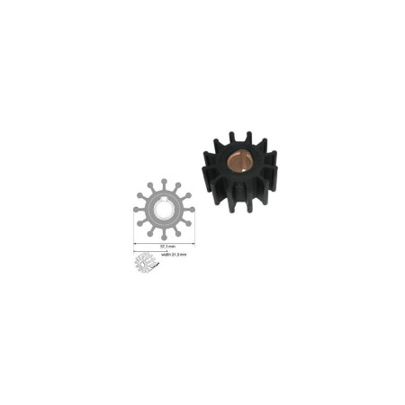 JOHNSON Turbine Ø ext 57.1mm - ep. 31.5mm F5 09-801B
