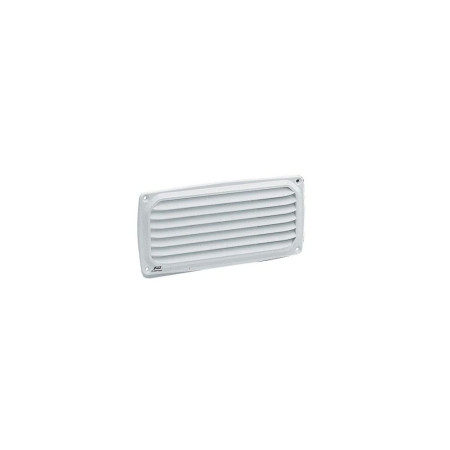 NUOVA RADE Grille aeration plastique rectangulaire blanche 2