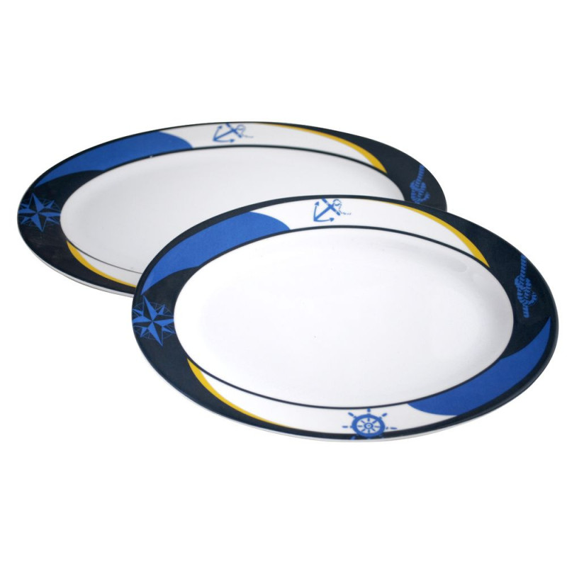Plateaux ovales 25-30cm les 2