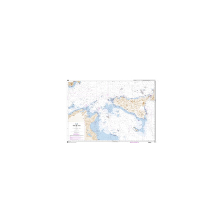 SHOM 7397 carte à plat Rade de Brest - Anse du Fret-Anse