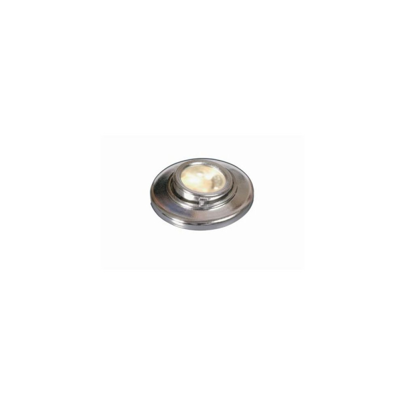 Spot orientable à  leds 12v/10w - rond - boitier chromé