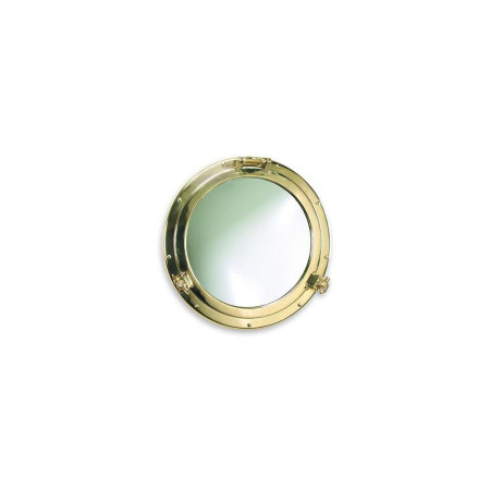FORESTI Miroir hublot en laiton poli Ø260mm