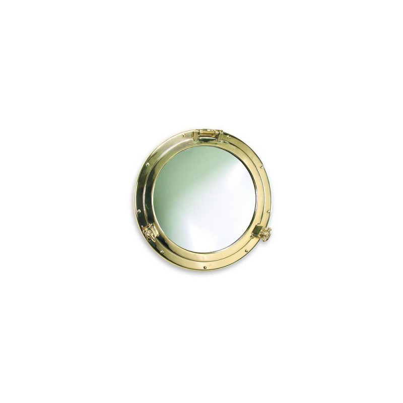 FORESTI Miroir hublot en laiton poli Ø260mm