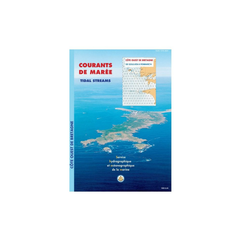 SHOM Courant de marée 560 - Côte Ouest Bretagne, de Goulven