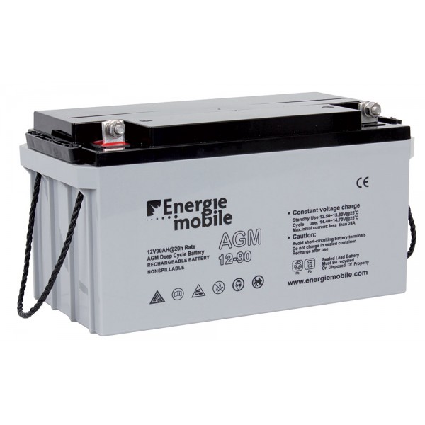 BATTERIE ETANCHE AGM 12V 70 AH Discount Marine